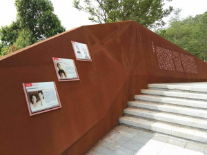 清苑耐候钢挡土墙